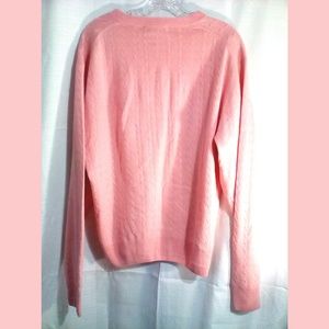 Turnbury Sweaters - Turnbury Sweater Pullover Sz M Pink Silk Cashmere Turnbury Sweaters - Turnbury Sweater Pullover Sz M Pink Silk Cashmere